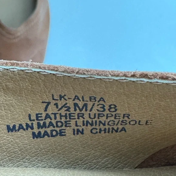 LUCKY BRAND Alba ballet flats brown leather Size 7.5 - Picture 6 of 6